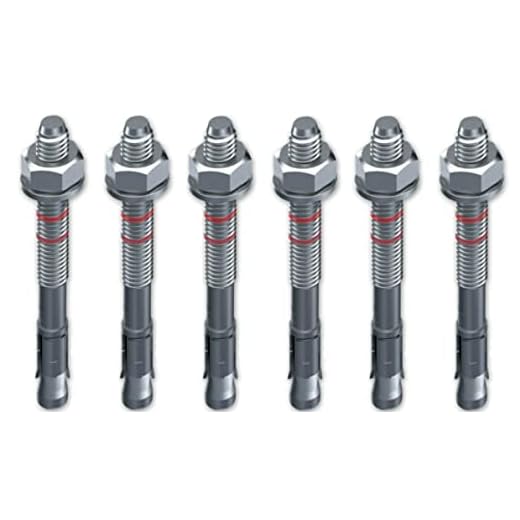 M12 x220mm - 10 Stück/Schwerlastanker OPTION 7 Bolzenanker verzinkt mit ETA Zulassung in Industriequalität Ankerbolzen Keilanker Schwerlastdübel