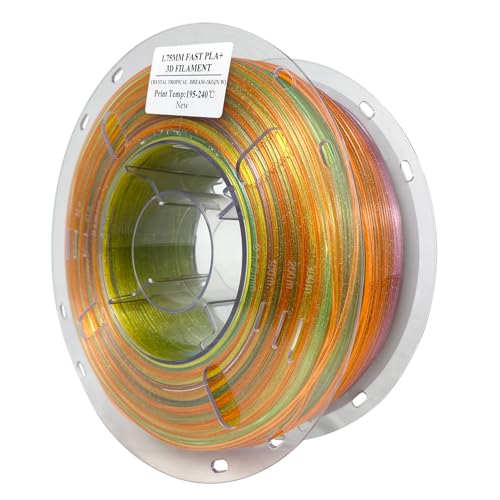 Image of EPAX High Speed PLA+ 3D Printer Filament, 1.75mm, Dimensional Accuracy + /- 0.03 mm, 1KG Spool (Crystal Tropical Dream)
