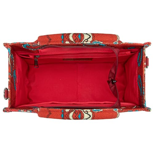 Milan Chiva Tote Bags for Women Floral Top-handle Purse