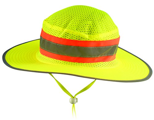 Occunomix LUX-RNG-YL Hi-Viz Ranger Hat, Large, Yellow