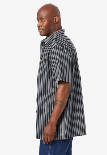 KingSize Men's Big & Tall Striped Short-Sleeve Sport Shirt3