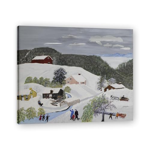 Photo sur toile Grandma Moses Notre ancienne scierie pour transformer un mur vide