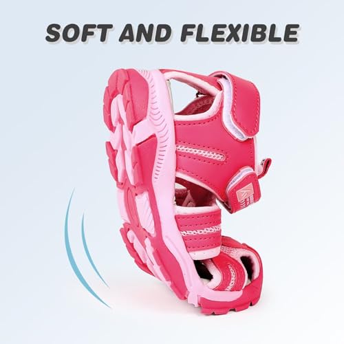 FANTURE Kids Athletic Sandals Closed Toe Lightweight Boys Girls Outdoor Summer Sports Shoes3