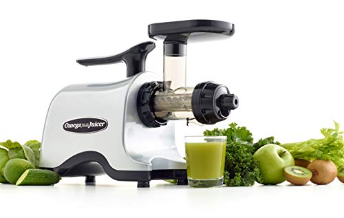 Omega Twn30S Twin Masticating Juicer Makes Continuous Fresh Fruit Vegetable And Wheatgrass Juice With Stainless Steel Gears And Low Speed, 150-Watt, Silver #TOP6