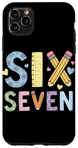Six Seven School Matching Squad Teacher Student 6th 7th Grad �X�}�z�P�[�X iPhone 11 Pro Max �p