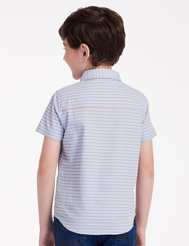 Image of Amazon Brand - Symbol Boy's Striped Regular Fit Shirt