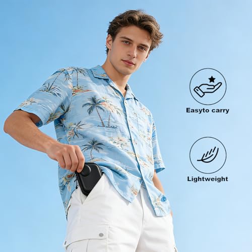 Image of ZORBES Portable Carrying Case Cover for DJI Osmo Nano Vlogging Camera, Action Camera Storage Case Bag Compact EVA Shockproof Waterproof Carrying Case with Soft Velvet Interior & Carabiner Clip