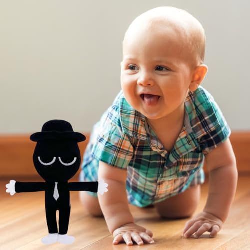 Image of Customized Text Standing Black Sprunki Plushies