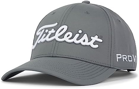 Titleist Golf Previous Season Tour Performance Hat Charcoal/White