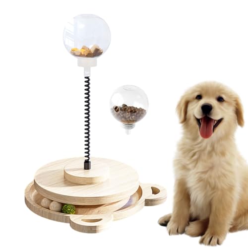Migliora la Coordinazione: La palla dispensatrice per cani incoraggia il divertimento con spingi e corri, aiutando a bruciare energia in eccesso e affinando la coordinazione durante il gioco in giardino o in casa nei giorni di pioggia, garantendo che il tuo animale rimanga impegnato e fisicamente attivo con un gioco stimolante e dinamico