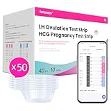 femometer Home 40 x Ovulation Test Strips and 10 x Pregnancy Test Strips, LH & HCG Test Kit - Know Your Peak Fertility Days, Help You Get Pregnant - Over 99% Accurate, Easy to Use
