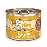 Weruva Cats in the Kitchen, Goldie Lox with Chicken & Salmon Au Jus Cat Food, 6oz Can (Pack of 24)
