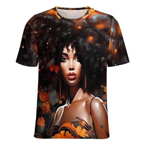 MARSVOVO African Plus Size Shirt African American Blouse for Women