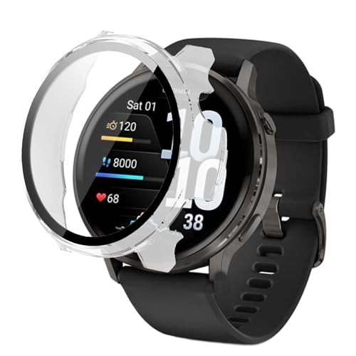 For GARMIN(K[~) Venu 4 45mm P[X ی KXtB ̌^ Jo[ YANMONGI KX یtB ^b`x ho ߗ hw Sʕی Ռz ȈՒE یJo[ Garmin Venu 4 