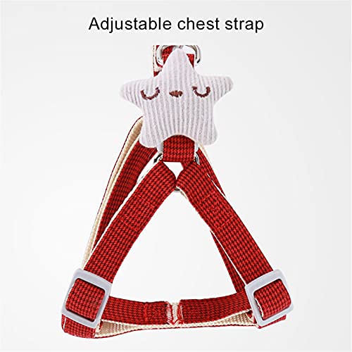 YINGNBH Lijn Kleine Hond Hond Hond Puppy Verstelbare Ademend Lijn Trekken Touw Harnas Vest Borstband (Kleur: Roze, Maat… - Image 6