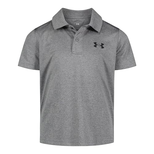 Image of Under Armour Boys' Matchplay Short Sleeve Golf Polo, Lightweight Performance Stretch, Logo Detailing