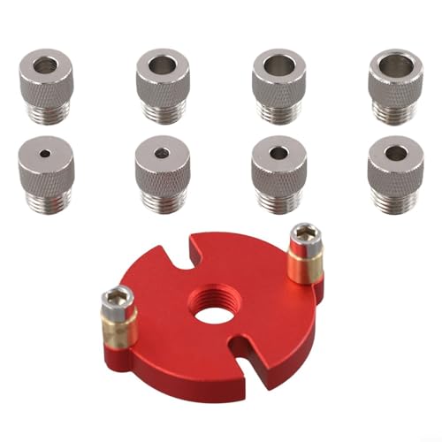 Kit de plantilla de tacos de madera guía de taladro vertical para agujeros precisos de 3 a 10 mm