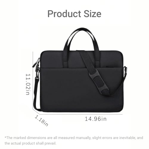 Bolso Mensajero Resistente al Agua 14.96" Negro miniatura 3
