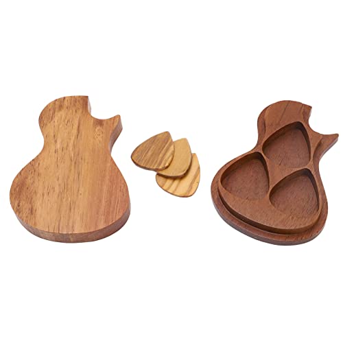 Gaeirt Étui pour médiator de Guitare, Petit Support de médiator en Bois d’olivier résistant à l’usure, Robuste pour la Performance - Les Beatles, Paul McCartney, John Lennon, RIngo Starr, George Harrison Gaeirt Étui pour médiator de Guitare, Petit Support de médiator en Bois d'olivier résistant à l'usure, Robuste pour la Performance – Image 8