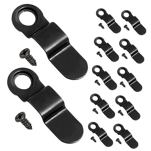 Image of 100pcs Picture Frame Turn Buttons Easy-Install Iron Clips for Hanging Photos Backing Hardware for Wall Displays and Art Projects