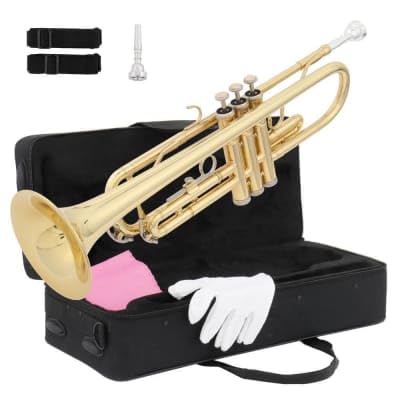 Rossetti Student Lacquer Gold Bb Trumpet, ROS1142