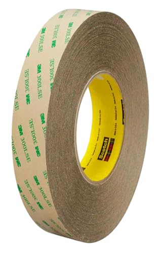 Double-Coated 3M300 LSE 93015LE Double-Sided Tape roll 180 feet for Variety of Applications, Automotive Trim, appliances, Electronics, and General Assemblies. (1