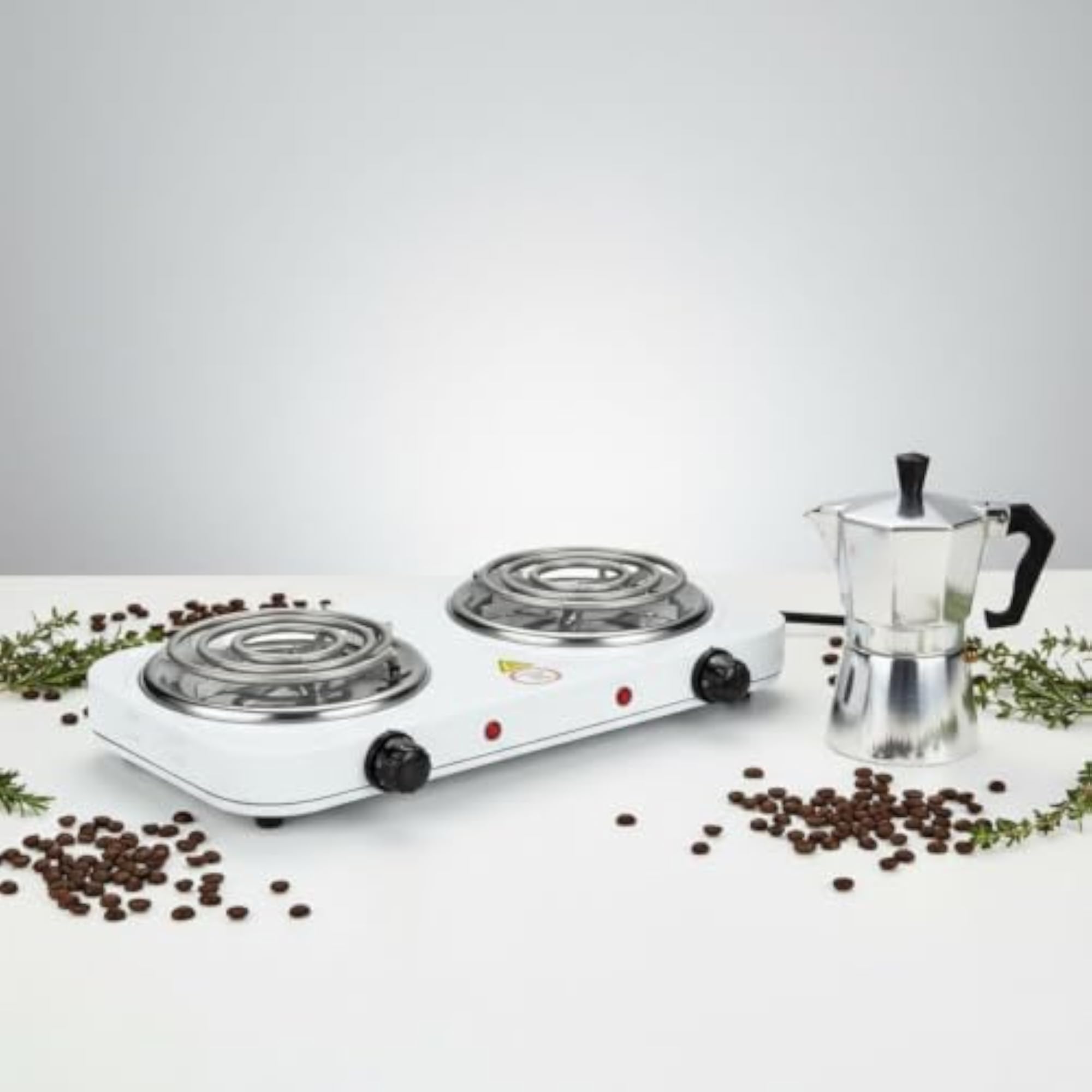 Multi-Functional Double Burner Electric Cooktop for Cooking