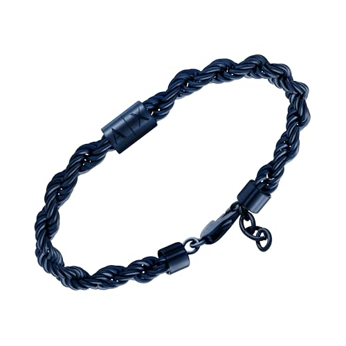 Image of A|X Armani Exchange Stainless Steel Chain Bracelet for Men