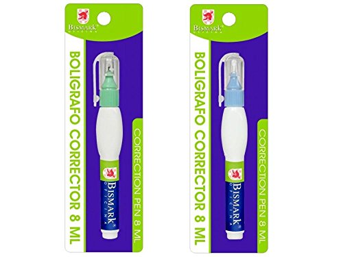 CORRECTOR LIQUIDO BOLIGRAFO BISMARK 8ml 13cm (24)