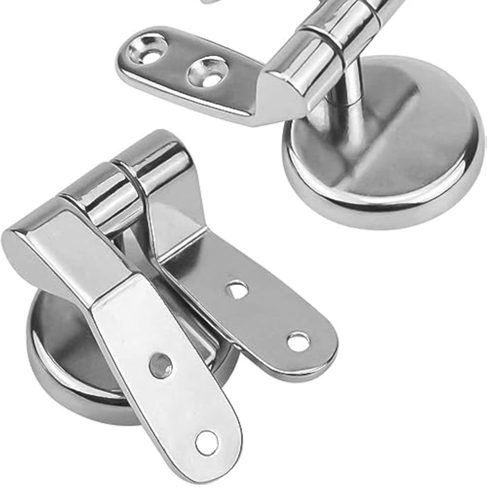 Universal Adjustable Replacement Hinges for Toilet Lid