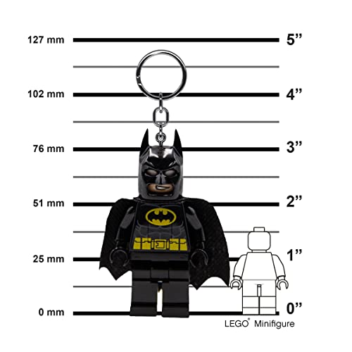 LEGO DC Super Heroes Large 3 Inch Tall Figure Keychain Light - Batman (KE26H)3