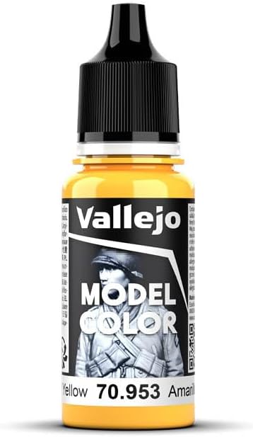 Vallejo Model Color 70953 Flat Yellow (17ml)