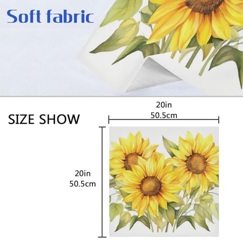 Servilletas de tela multicolor pack x6 20x20 pulg miniatura 6