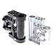 Road Bicycles Adjustable Double Stem Risers Replacement 25.4mm Aluminum Alloy Folding Bike Porous Folding Bike Porous