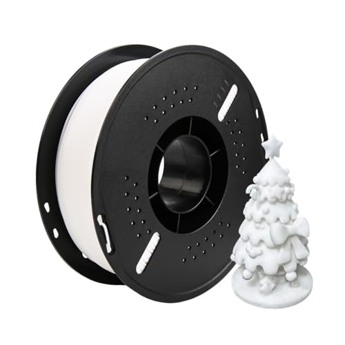 Filament PLA 1.75mm blanc sans nœuds et de haute précision pour impression 3D FDM