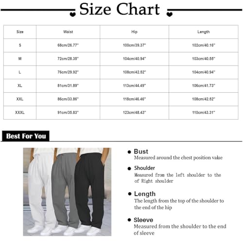 3 Pack Mens Athletic Sweatpants with Pockets and Drawstring Loose Workout Gym Joggers Pant for Men Running Jogging3