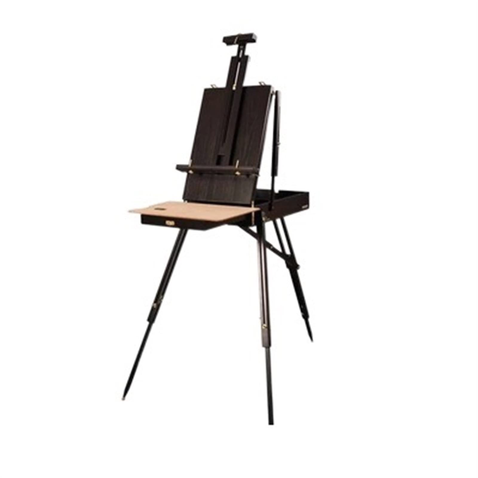Caballete Caballete para hombres Caja de caballete portátil para pintar Artista Soporte de pintura al óleo Caja de caballete de madera Accesorios de pintura Suministros (para hombr