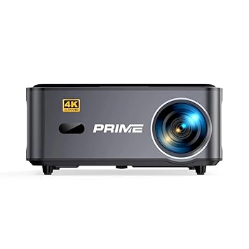 4K Projector, 8000 LED Lumens, 30,000:1 Contrast Ratio, Automatic Adjustments