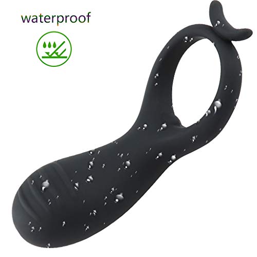 KKXYD ぺにすリング シリコン 電動バイブ 防水 ペニス トレーニング 器具 USB充電式 sm 拘束 射精管理 大人のおもちゃ 高弾力 アダルトグッズ 男性用 - 画像5