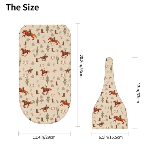 Image of Western Swaddle Blanket for Baby, Western Swaddling Baby Stuff with Hat