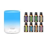 Amazon Com Urpower 2nd Generation 300ml Aroma Essential Oil Diffuser Ultrasonic Air Humidifier With Auto Shut Off And 6 7 Hours Continuous Diffusing 7 Color Changing Led Lights And 4 Timer Settings Beauty