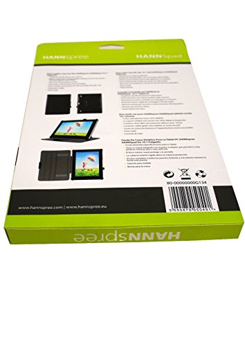 HANNSpad Tab Bag Custodia in Pelle per 10,1, Nero...
