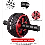 Ab Roller Wheel and Knee Mat, Abs Workout Equipment for Abdominal & Core Strength Training, Home Gym Fitness Exercise Wheels for Women Men, Abdominal Wheel - Image 4