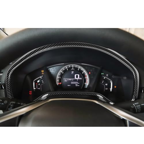Image of Dashboard Instrument Panel for 2017-2022 Honda CR-V LX EX EX-L Touring Accessories CRV ABS Carbon Fiber Interior Stickers