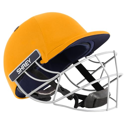 Image of Shrey Classic Steel Batting Fixed Visor Cricket Helmet for Men's