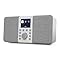 MangoKit MD5 Stereo Portable DAB Radio,DAB Digital Radio,Bluetooth Radio,Mains and Battery FM,Large Color Display,Alarm Clock&Snooze Timer,40Preset Stations,Headphone Jack-Stone Gray