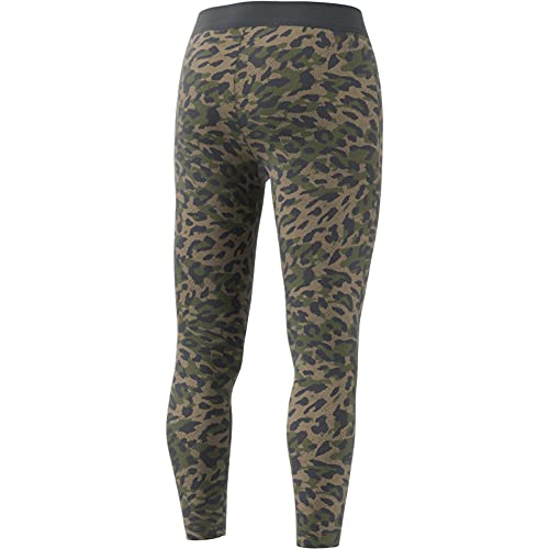 Adidas Womens All Over Print Cotton Tights Cardboard Medium #TOP3