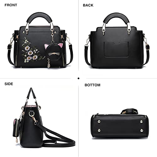 Image of Xiaoyu Fashion Purses and Handbags for Women Ladies Crossbody Bags Top Handle Satchel Shoulder Bags Small Totes