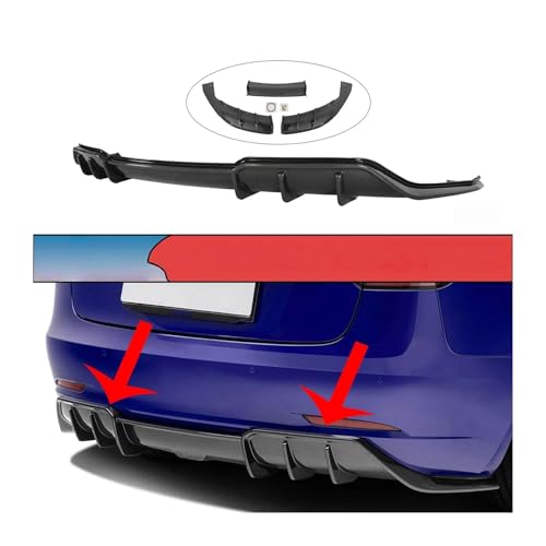 Diffuseur Arrière Tesla Model 3 Protection Contre Rayures Pare-Chocs Mat - 2
