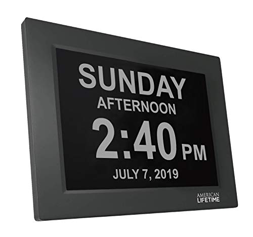 American Lifetime Newest Version Day Clock Extra Large Impaired Vision Digital Clock